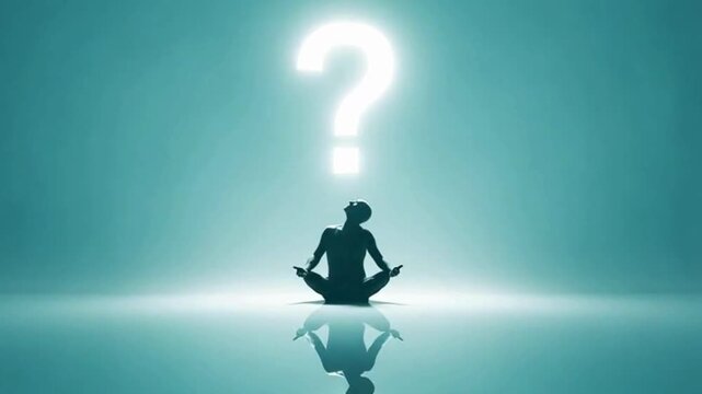 A deeply introspective visual concept representing self inquiry, reflection, and personal accountability in the journey of self growth and awareness Generative AI.