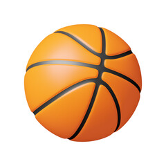 Fototapeta premium Basketball Sport Icon 3D