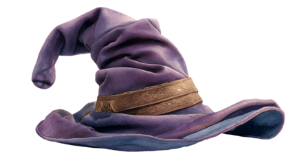 Classic wizard hat in watercolor - perfect for fantasy themed designs and magical artwork