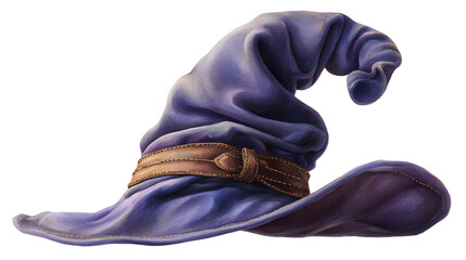 Classic wizard hat watercolor illustration for magical designs and creativity