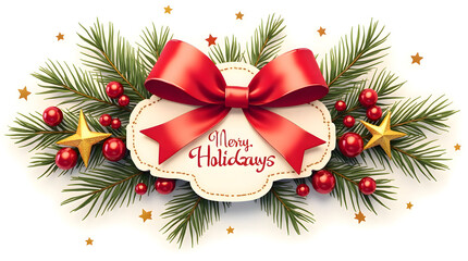 Christmas Label Background