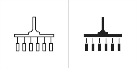 Integrated circuit chip symbol