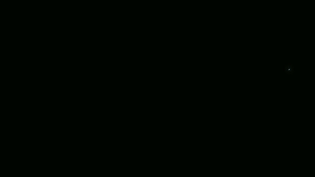 Electric flow, blue light force effect on black background. 4K, Hand drawn lightning thunder FX animation, animated action elements for background, alpha channel chrome key cartoon energy burst loop