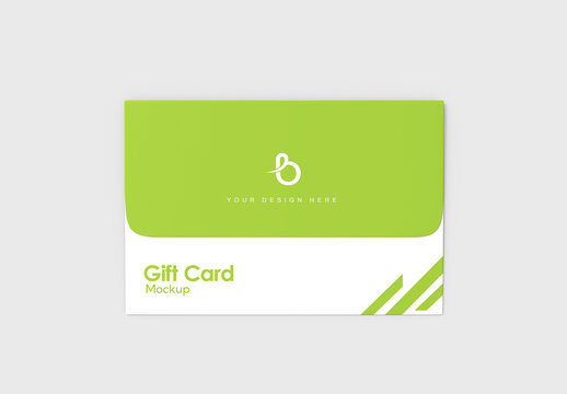 Gift Voucher Card Mockup Template