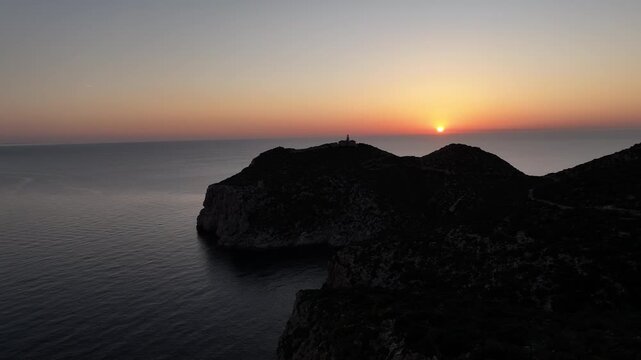 Faro de Llebeig en la Isla Dragonera, Baleares