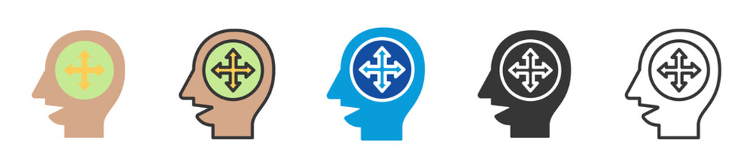 behavior icon set multi style various collection