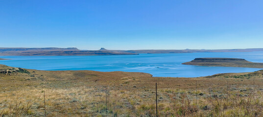 view over sterkfontein dam