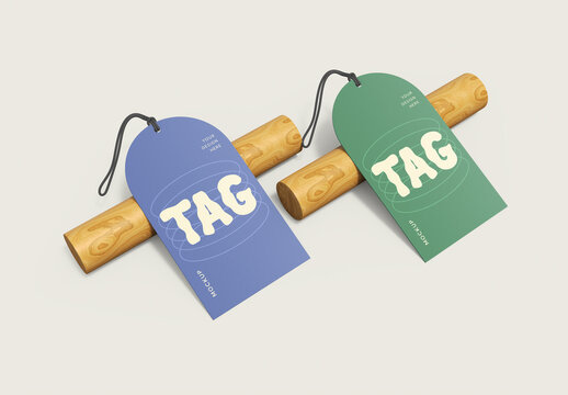 Label Tag Mockup Set