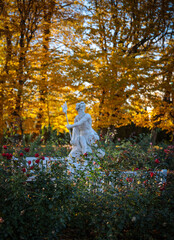 Pałac, Park, Mała Wieś, Poland, mazowieckie , jesień, kolory