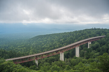 Obraz premium railway bridge over the river