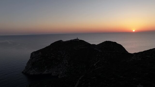 Faro de Llebeig en la Isla Dragonera, Baleares