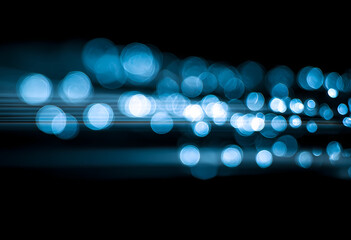 Cyber blue tech blur background laptop