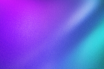 Abstract smooth shapes with soft grain blue purple texture background