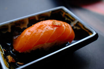 sushi as japanesse gourmet asian food