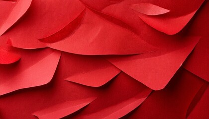 Obraz premium Close Up Red Paper Texture Background