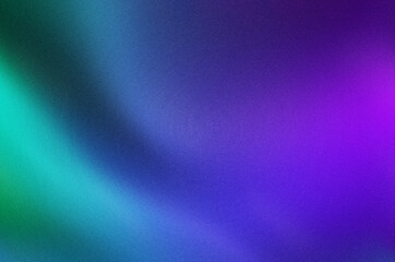 Abstract smooth shapes with soft grain blue purple texture background