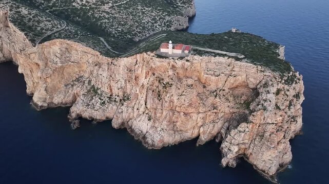 Faro de Llebeig en la Isla Dragonera, Baleares
