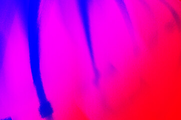 Abstract smooth shapes with soft grain blue red texture background