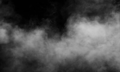 Ethereal smoke rising from darkness creates a dramatic atmosphere, perfect for adding mystery and depth to your next creative project