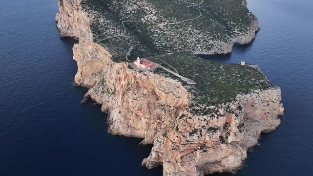 Faro de Llebeig en la Isla Dragonera, Baleares