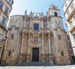 Fototapeta premium Saint Euphemia church. Ourense, Galicia, Spain