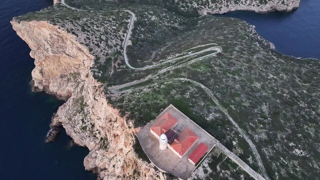 Faro de Llebeig en la Isla Dragonera, Baleares
