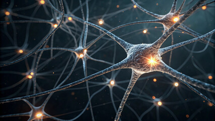 Glowing Neural Network Connections