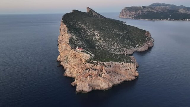 Faro de Llebeig en la Isla Dragonera, Baleares