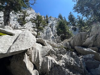 Strict nature reserve White rocks (Croatia) - Strenges Naturschutzgebiet Bijele Stijene (Kroatien) - Strogi rezervat prirode Bijele stijene, Ogulin (Gorski kotar, Hrvatska)