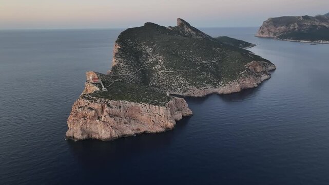 Faro de Llebeig en la Isla Dragonera, Baleares