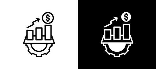 Market Trend doublestyle icon