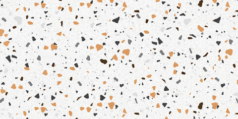 terrazzo floor pattern. white colourful terrazzo pattern texture background.