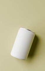 Clean Blank Soda Cans for Label Design Showcase