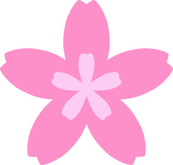 pink flower vector