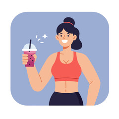 woman in fitness club
