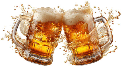 A glass of coke with ice cubes isolated on white background.