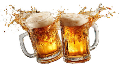 A glass of coke with ice cubes isolated on white background.