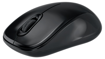 Computer mouse on white background
