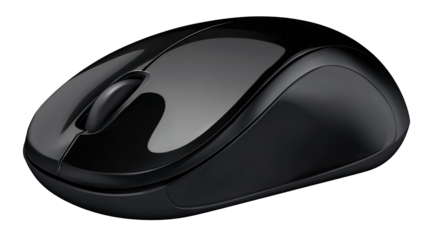 Computer mouse on white background