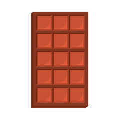 Simple isolated Swiss chocolate bar perfect for food packaging or confectionery branding vector illustration