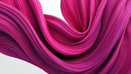 Vibrant, dynamic pink swirls create an abstract, flowing design.