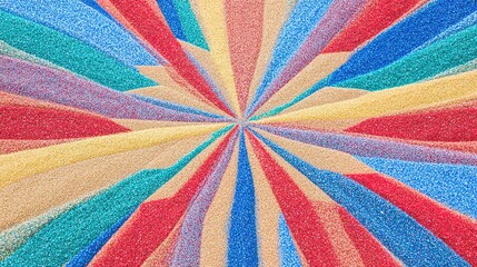 radial. Complex mandala pattern from colored sand, radial symmetry and vibrant colors. event programs, museum guides, designed for cultural heritage projects and event programs, supports education.