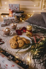 Christmas Cookies and Hot Chocolate by the Lights