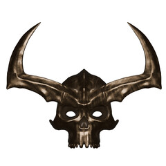 Fototapeta premium Demon gold mask