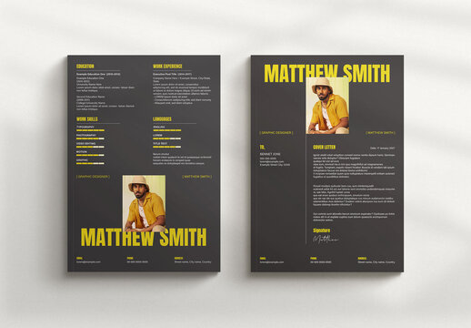 Creative Resume Template Layout