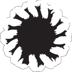  Vactor image of Robot dog giving thumbs-up pure white background