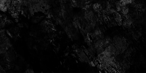 Black stone concrete grunge texture and backdrop  anthracite panorama,  black and white decorative plaster abstract grey color design, light with gradient background, old loft style raw concrete wall.