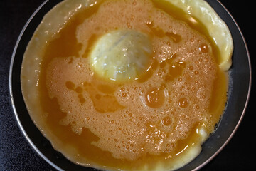 spanish egg omelette as typical lunch food
