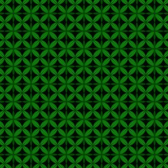 Green abstract geometric seamless diamond pattern vector design textile wallpaper texture.