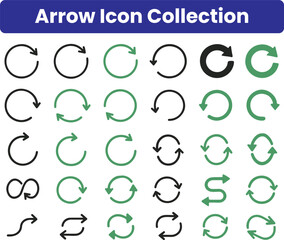 Arrow icons set. Arrow collection. Simple arrow big set. Vector illustration